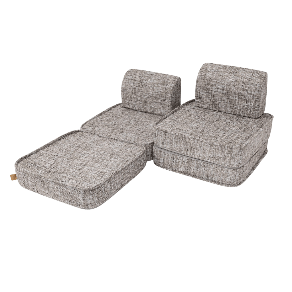 Petit Canapé Modulable pour Enfants - Tangle Moon Grey en | Decoração Tinitto – Fabrication européenne
