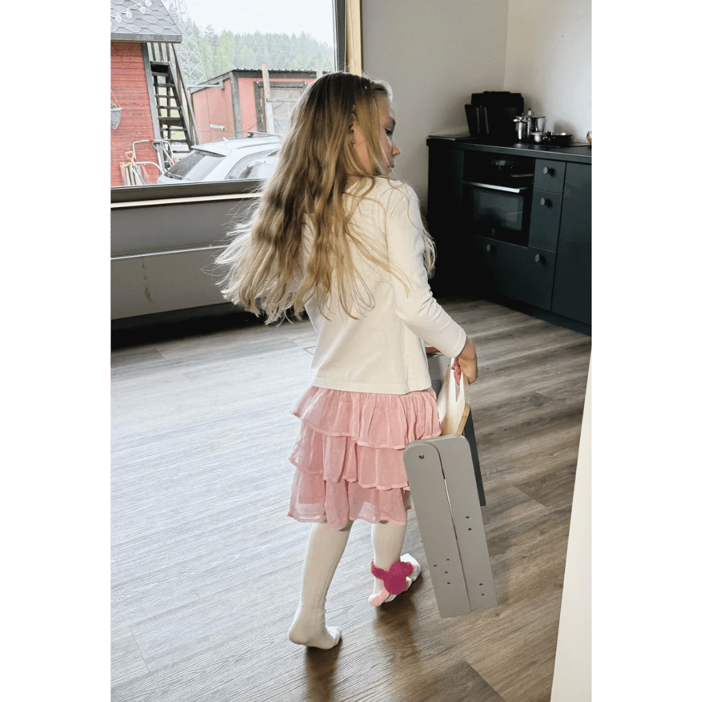 Petit Marchepied Enfant en Bois en Bois Naturel | Motricidade Tinitto – Fabrication européenne