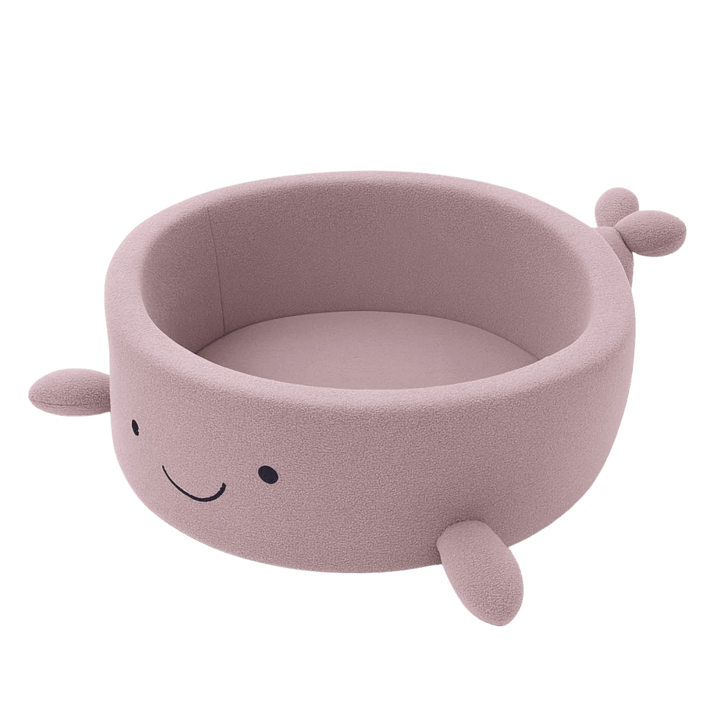 Piscine à Balles Baleine - Glaze Pink en | Motricidade Tinitto – Fabrication européenne