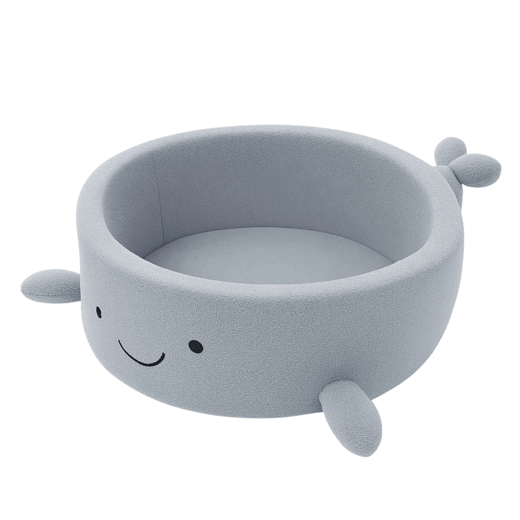 Piscine à Balles Baleine - Ice Blue en | Motricidade Tinitto – Fabrication européenne