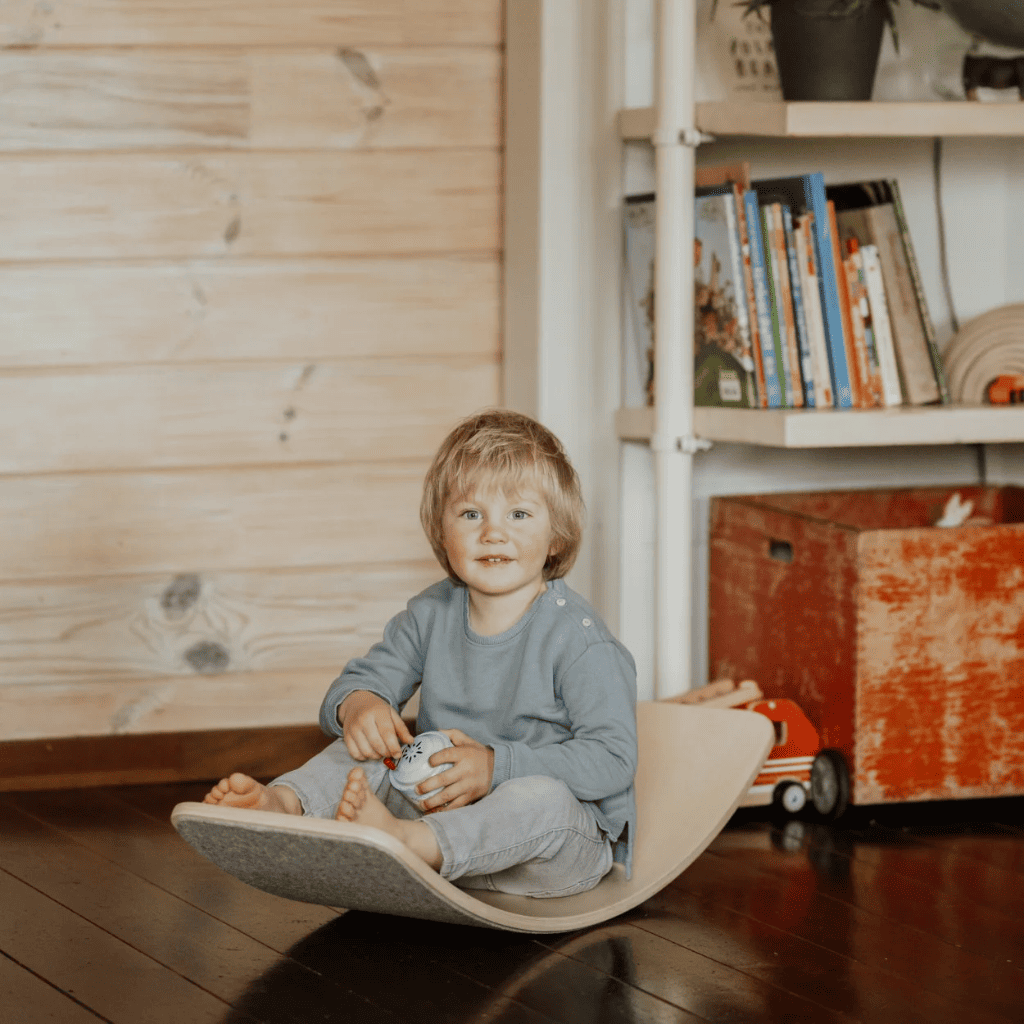 Planche d'Ăquilibre en Bois en S | Motricidade Tinitto â Fabrication europĂ©enne