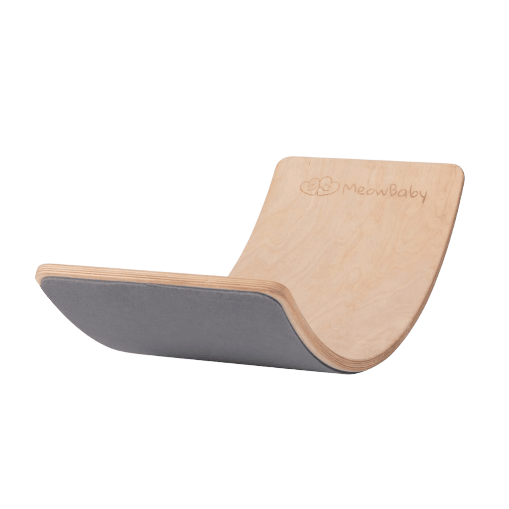 Planche d'équilibrepour enfants - 80 x 30 cm en Natural Pine Wood | Motricidade Tinitto – Fabrication européenne