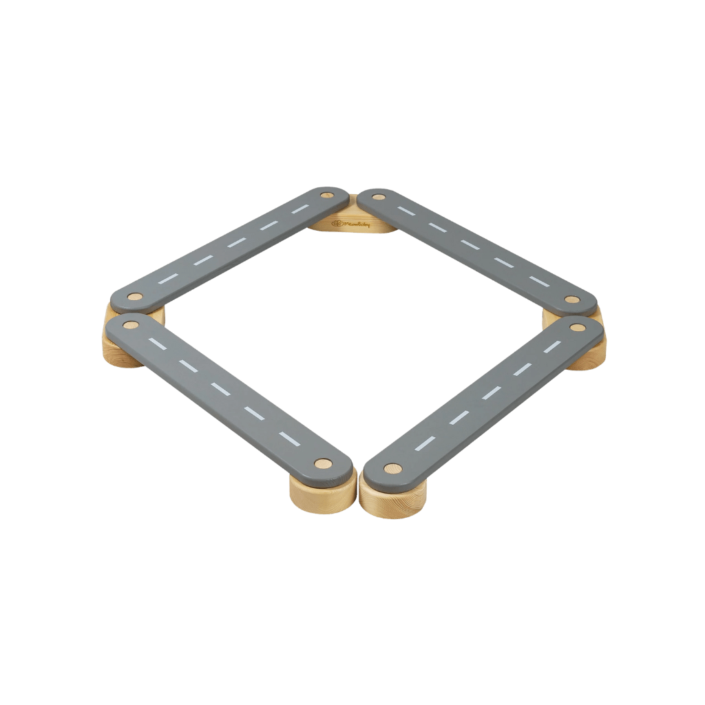 Montessori Wooden Balance Board - 4 Elements in White | Motricidade Tinitto – Made in Europe