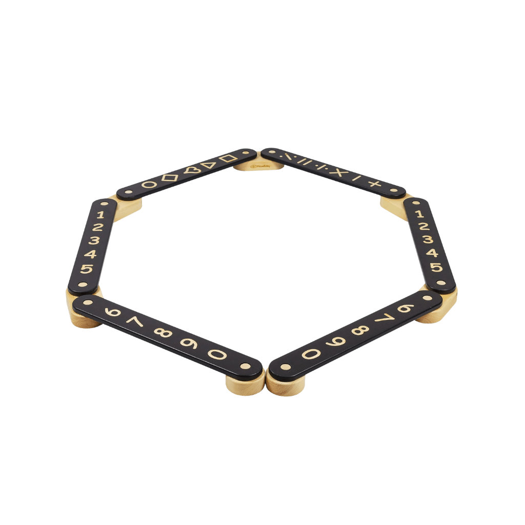 Planche Equilibre Montessori en Bois - 6 Éléments en black | Motricidade Tinitto – Fabrication européenne