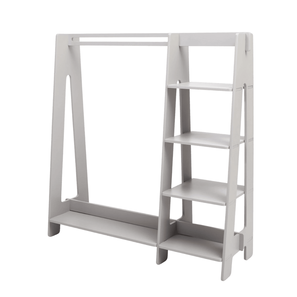 Portant à Vêtements avec Étagères pour Tout - Petits en black | Decoração Tinitto – Fabrication européenne