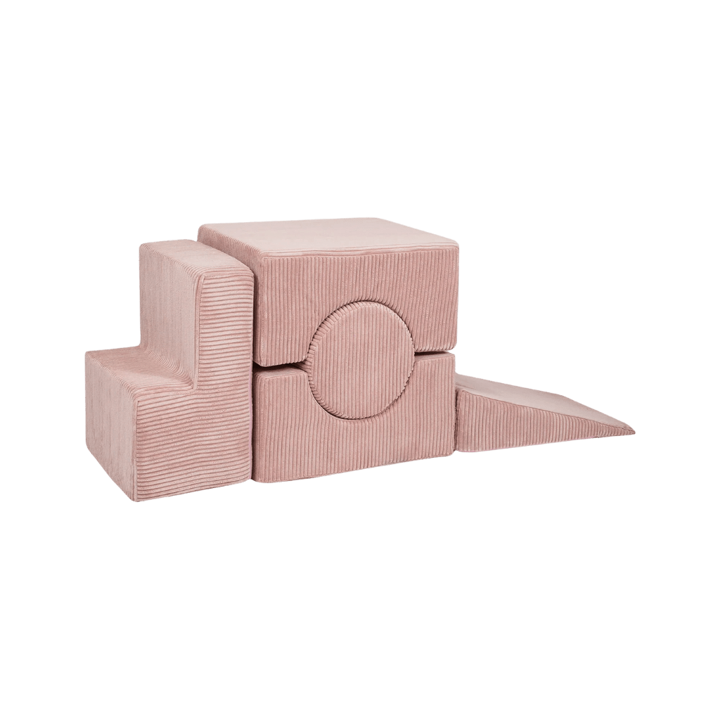 Set de formes “Aesthetic” 5 éléments - Powder Pink en | Motricidade Tinitto – Fabrication européenne