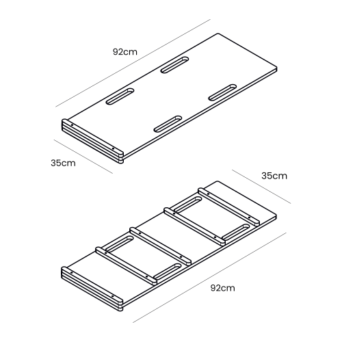 Snug Rocker para niños con cojín, tobogán y escalera - Mediano en beige | Motricidade Tinitto - Fabricado en Europa
