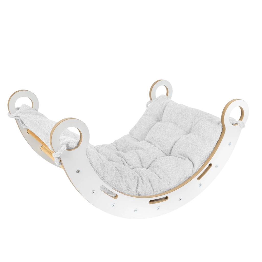 Snug Rocker for Kids White - Coussin Blanc en | Motricidade Tinitto – Fabrication européenne