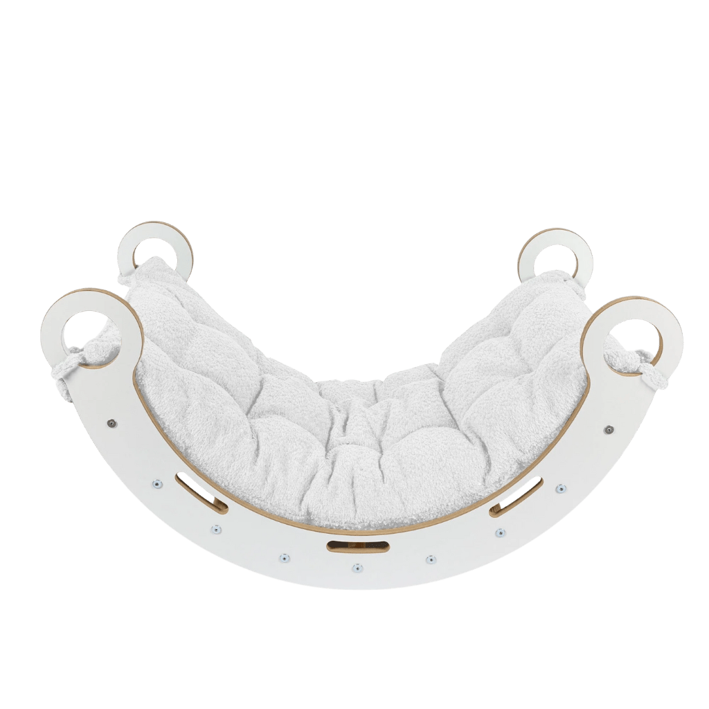 Snug Rocker for Kids White - Coussin Blanc en | Motricidade Tinitto – Fabrication européenne