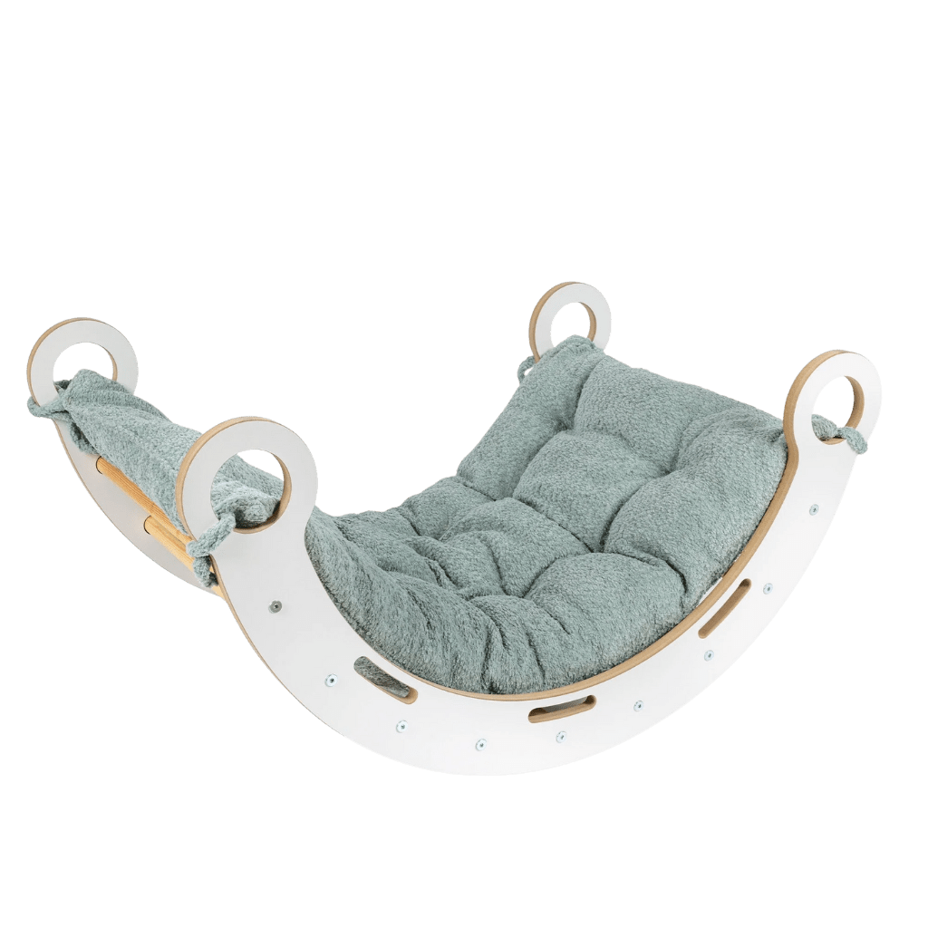 Snug Rocker for Kids White - Almofada Mentha Fresca em | Motricidade Tinitto – Fabricação europeia