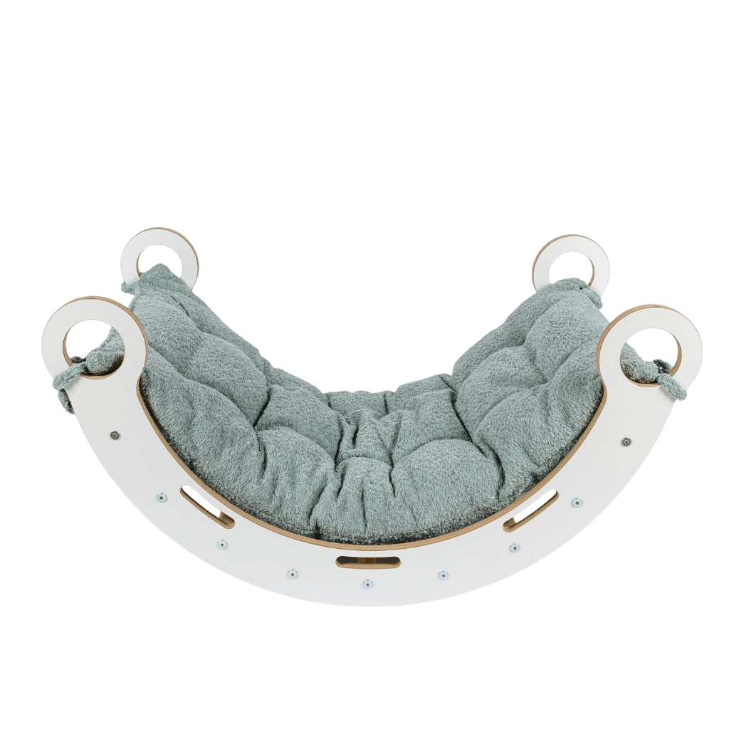 Snug Rocker for Kids White - Almofada Mentha Fresca em | Motricidade Tinitto – Fabricação europeia