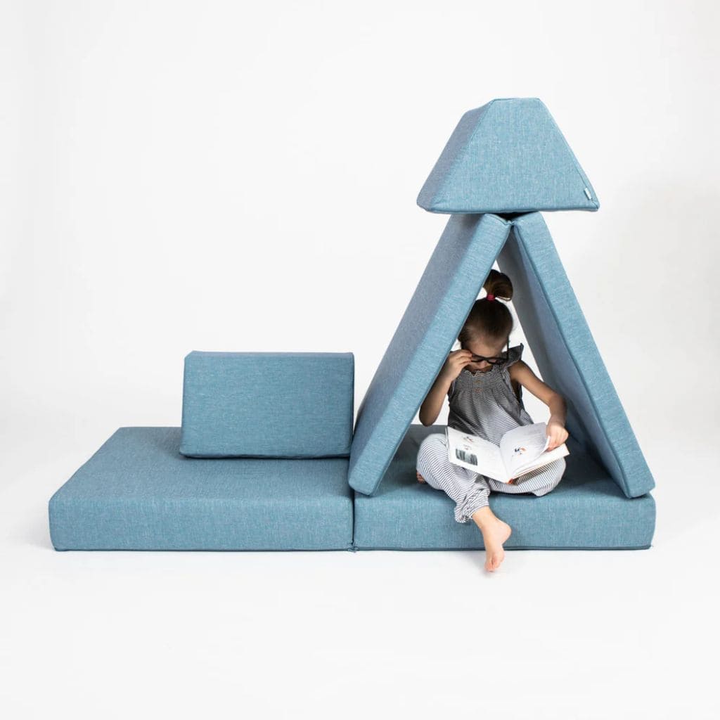 Sofa de jeu Montessori - Turquoise