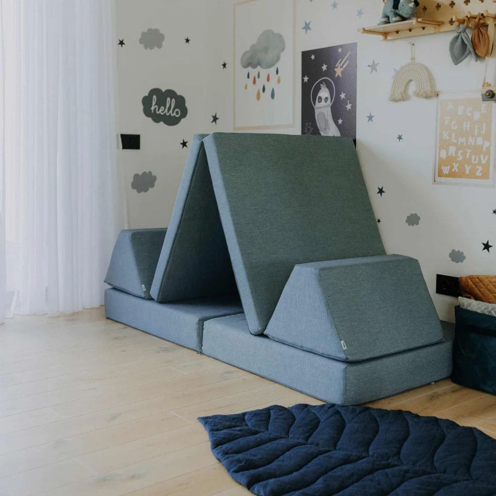 Sofa de jeu Montessori - Turquoise