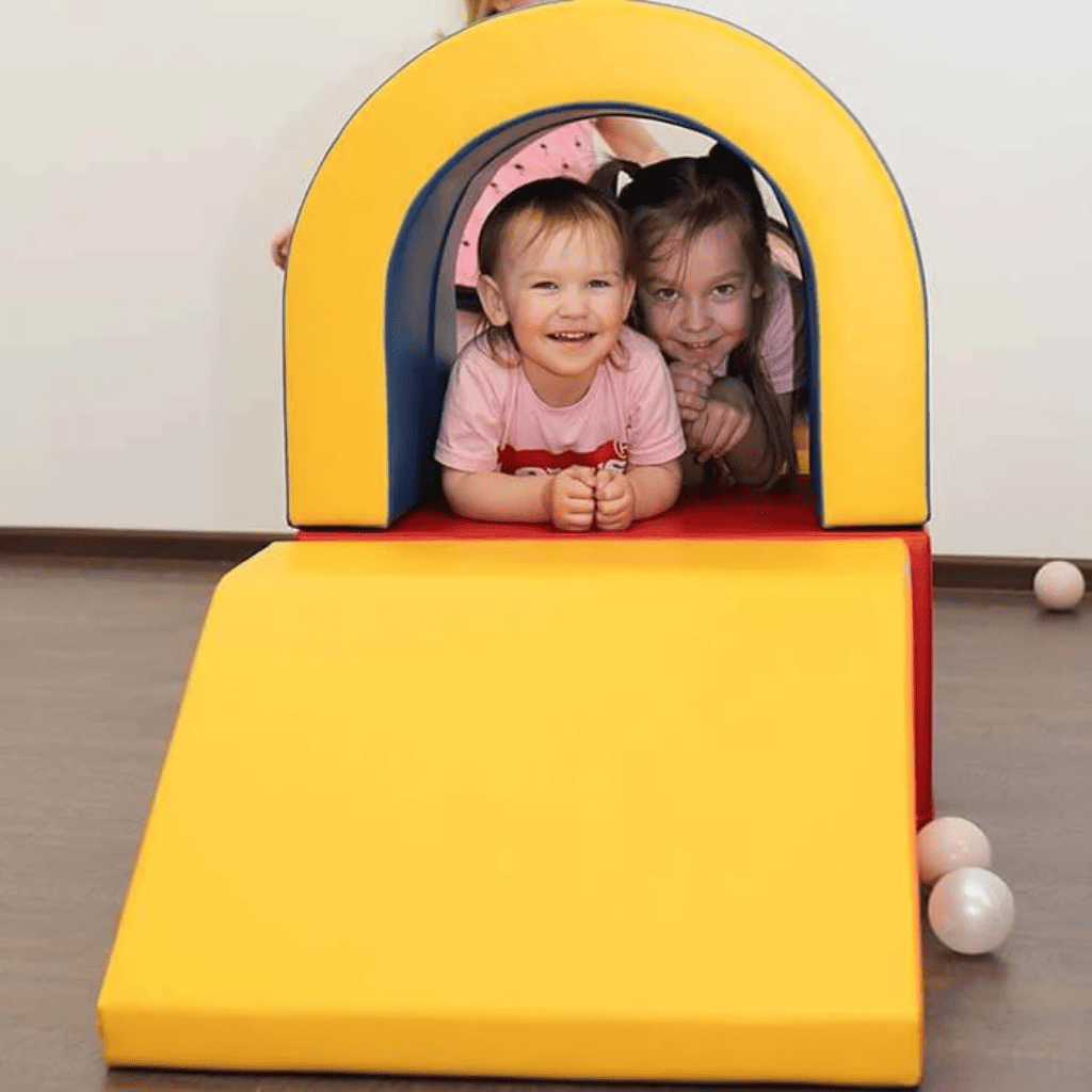 Soft Play Set Tunnel - Multicolor en | Motricidade Tinitto – Fabrication européenne