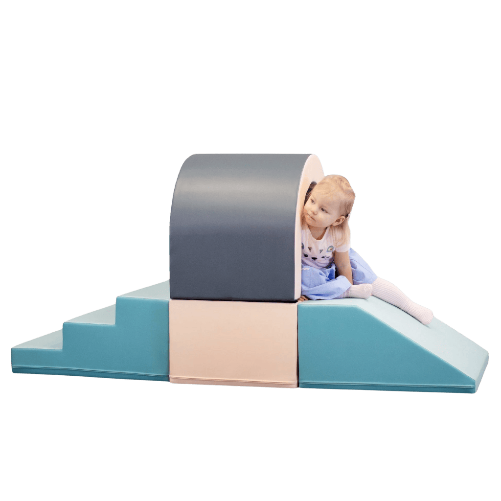 Soft Play Set Tunnel - Pastel en | Motricidade Tinitto – Fabrication européenne