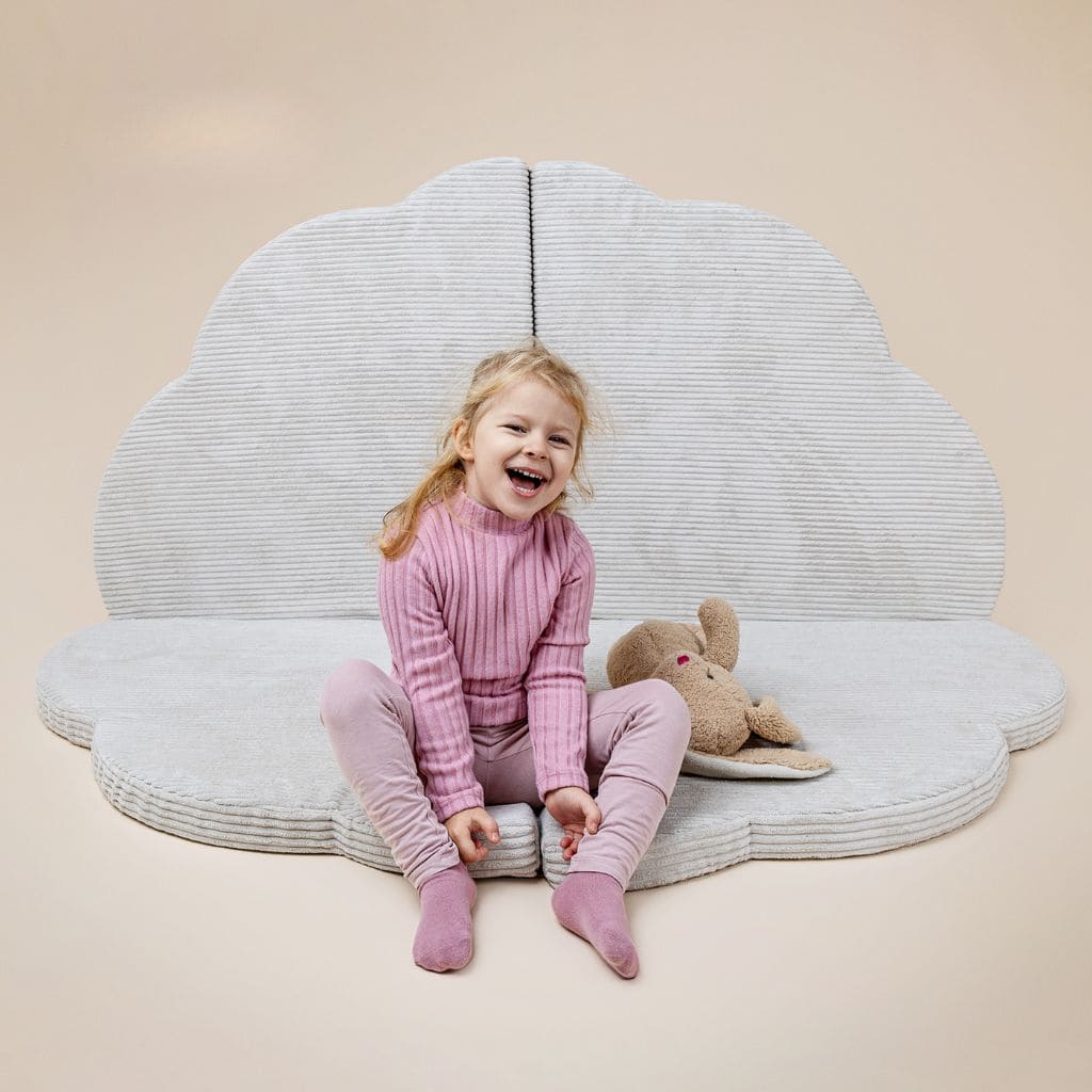 Tapete de brincar Nuage em rosa | Motricidade Tinitto – Fabricação europeia