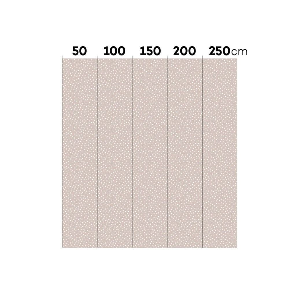 Papier Peint Pois Modernes – Rose et Blanc