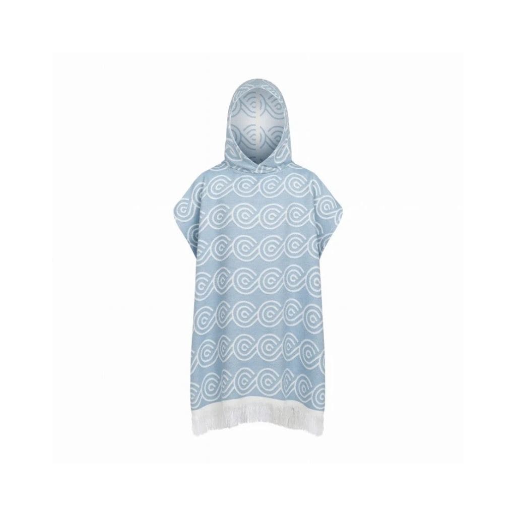 Poncho de Bain Enfant Light Blue