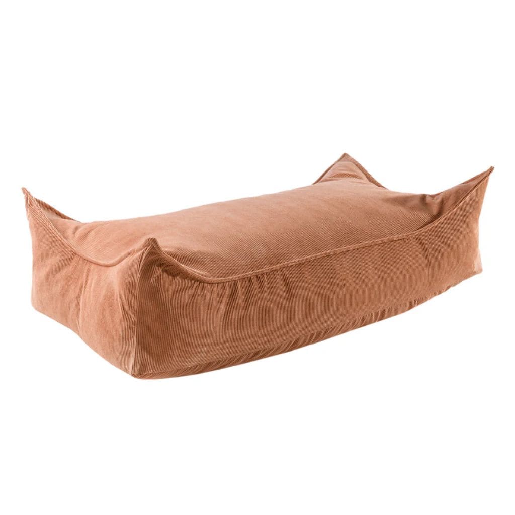 Pouf Enfant Rectangulaire en Velours Côtelé MeowBaby®- Brick