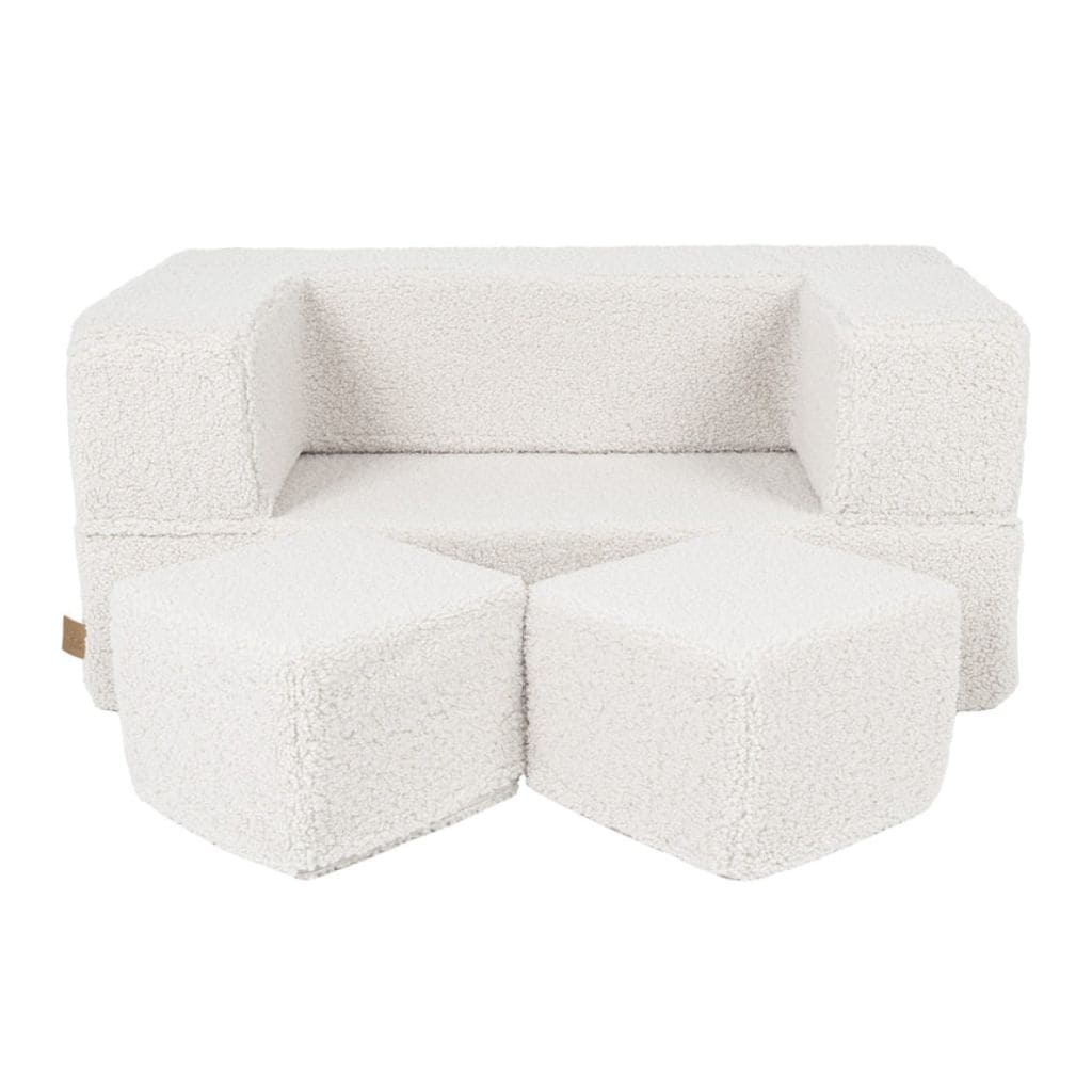 Canapé Cube Ours MeowBaby® - Cream