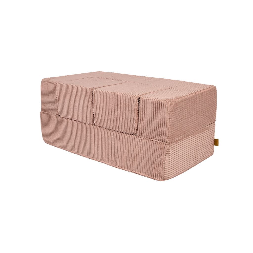 Canapé Cube en Velours MeowBaby® - Pink