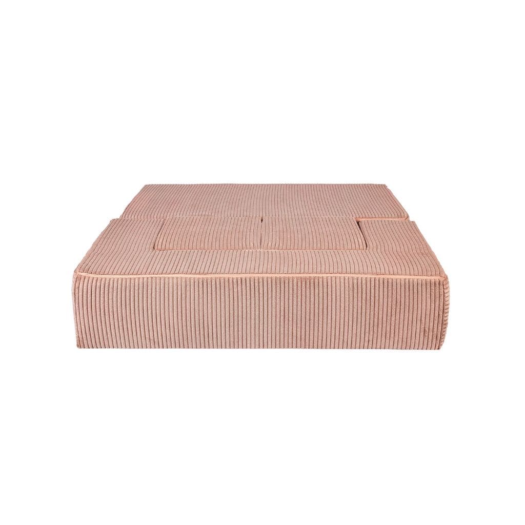 Canapé Cube en Velours MeowBaby® - Pink