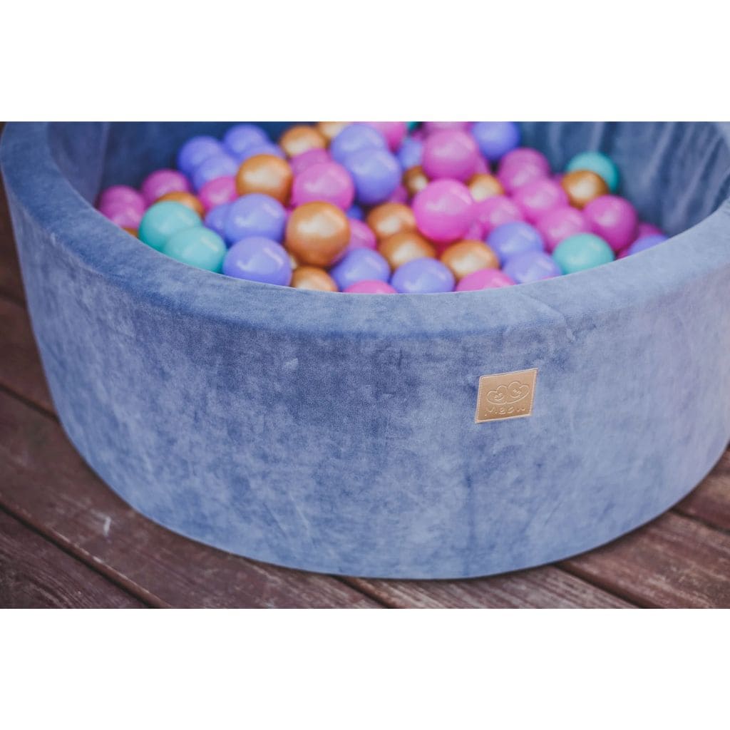 Piscine à balles bébé en mousse MeowBaby® – Fleur 90x40 cm
