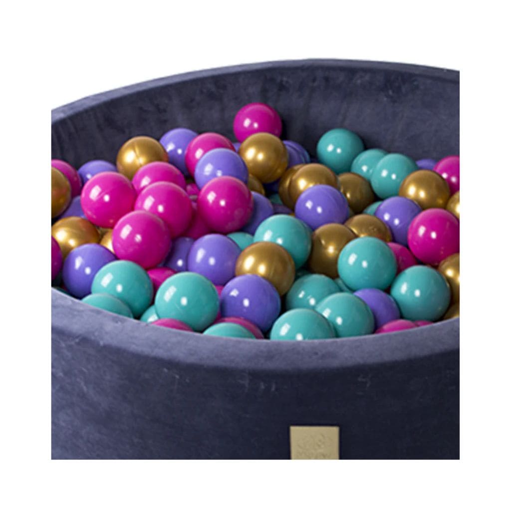 Piscine à balles bébé en mousse MeowBaby® – Fleur 90x40 cm