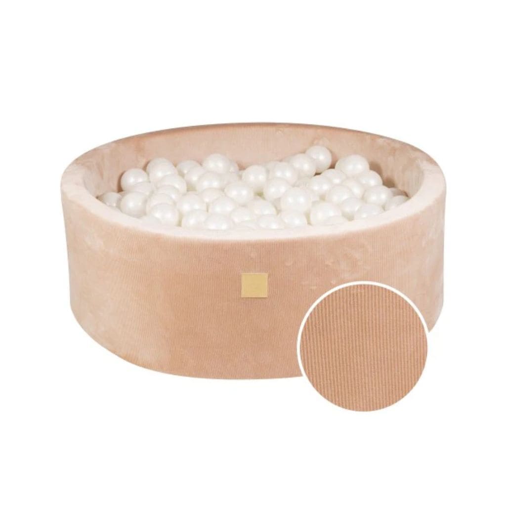 Piscine à Balles Ronde 90x30cm – 200 Balles Blanc - Sand Velvet