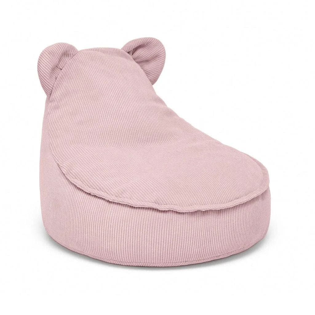 Pouf Teddy Slimcord MeowBaby® - Rose