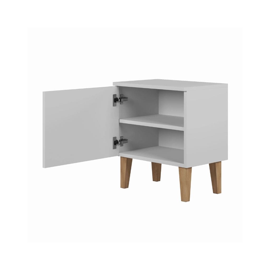 Kubi – Table de Chevet Enfant - Blanc