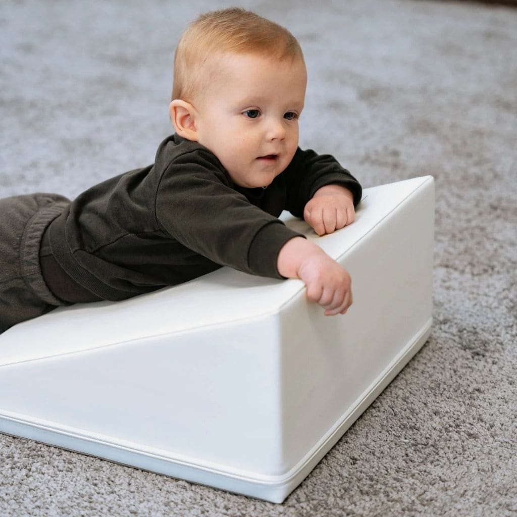 Ensemble de 5 blocs de mousse Soft Play - Coin grimpeur blanc