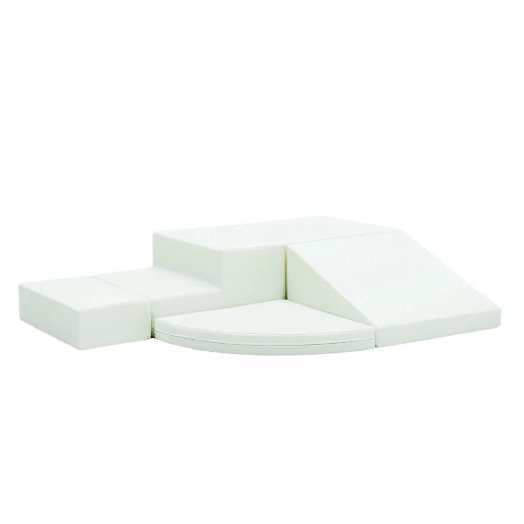 Ensemble de 5 blocs de mousse Soft Play - Coin grimpeur blanc