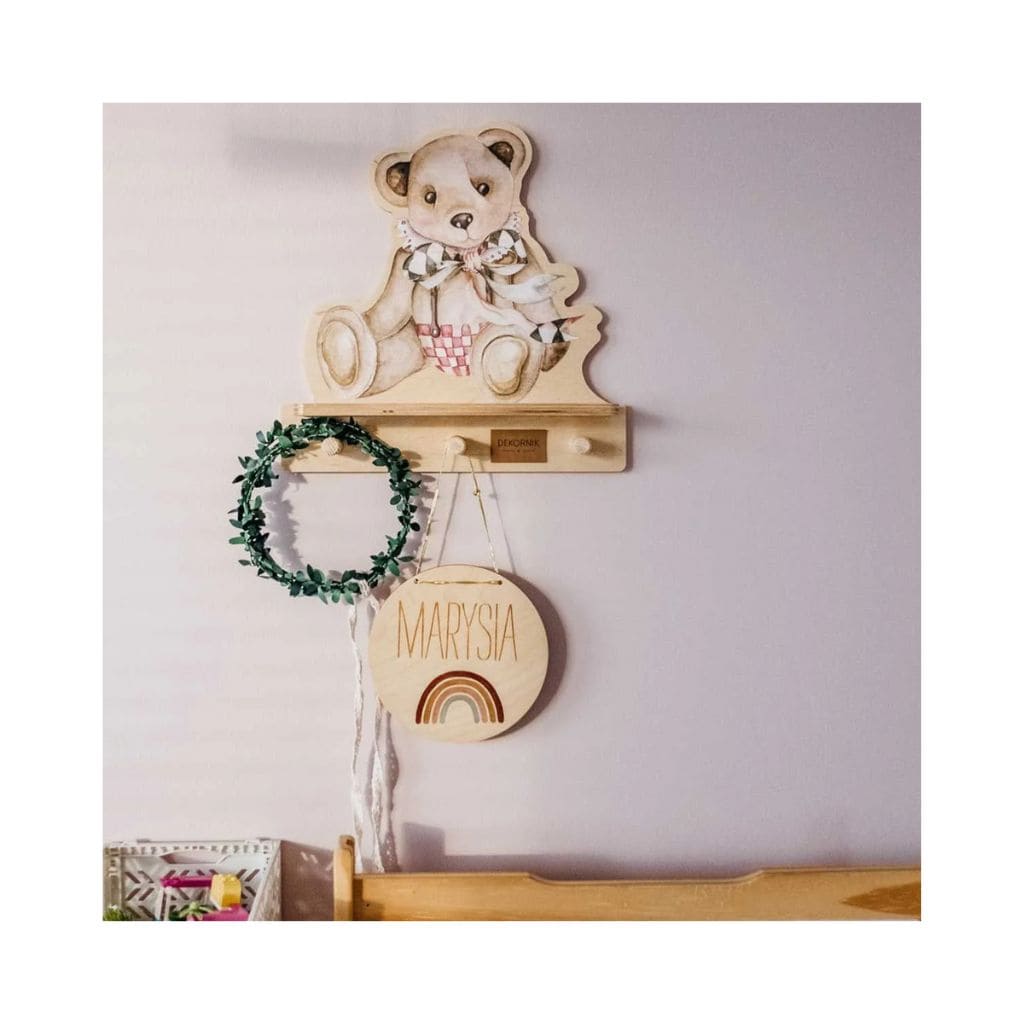 Mini Étagère Murale Teddy Bear