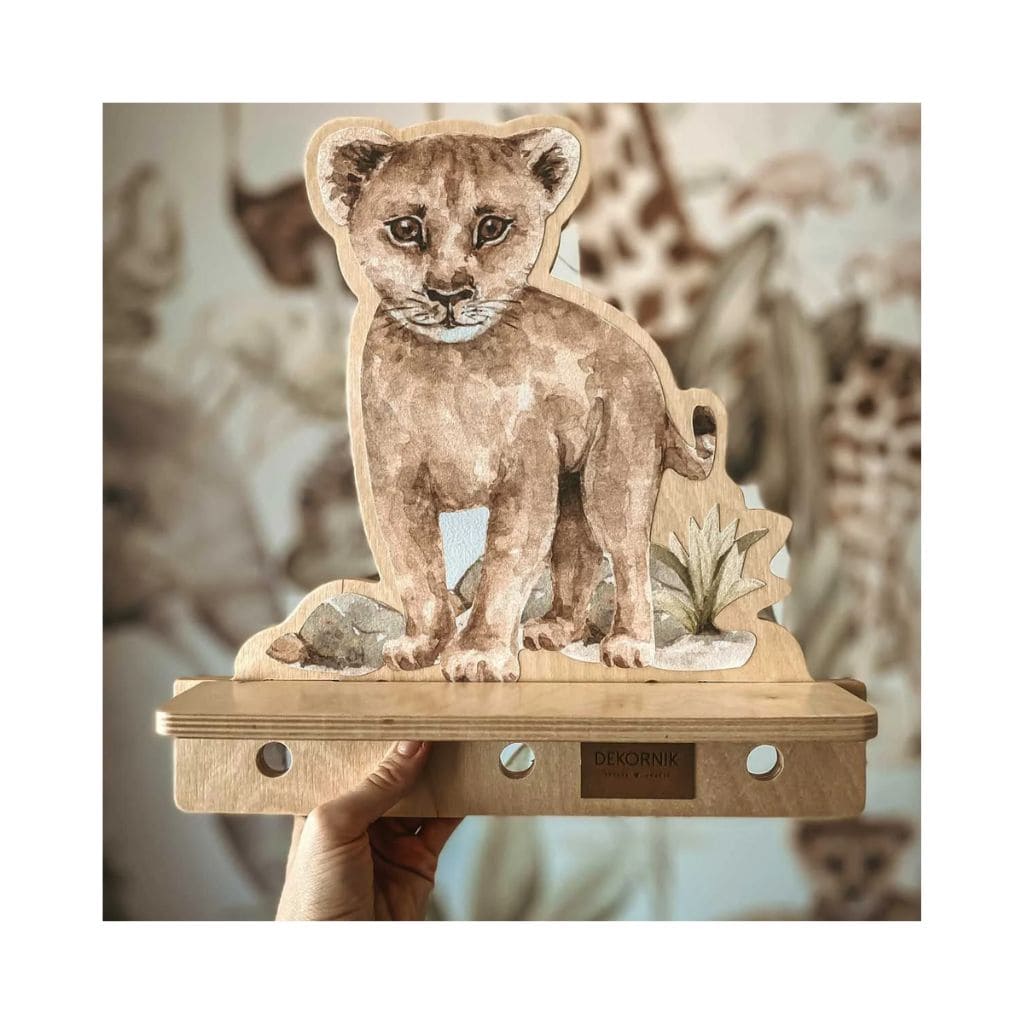 Mini Étagère Murale Lion