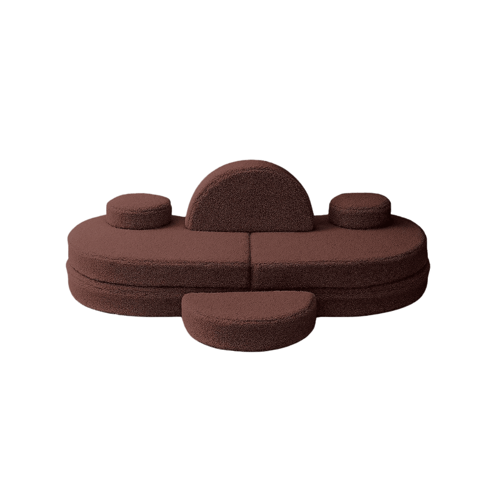 Canapé Modulable Enfant 6 Éléments "Coccolo" - Tissu Doux