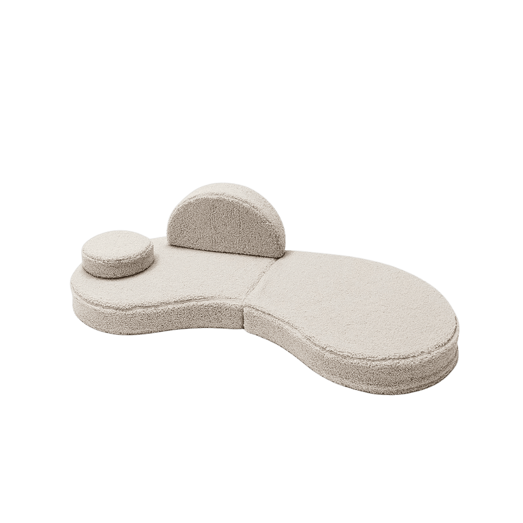 Canapé Modulable Enfant 6 Éléments "Coccolo" - Tissu Doux