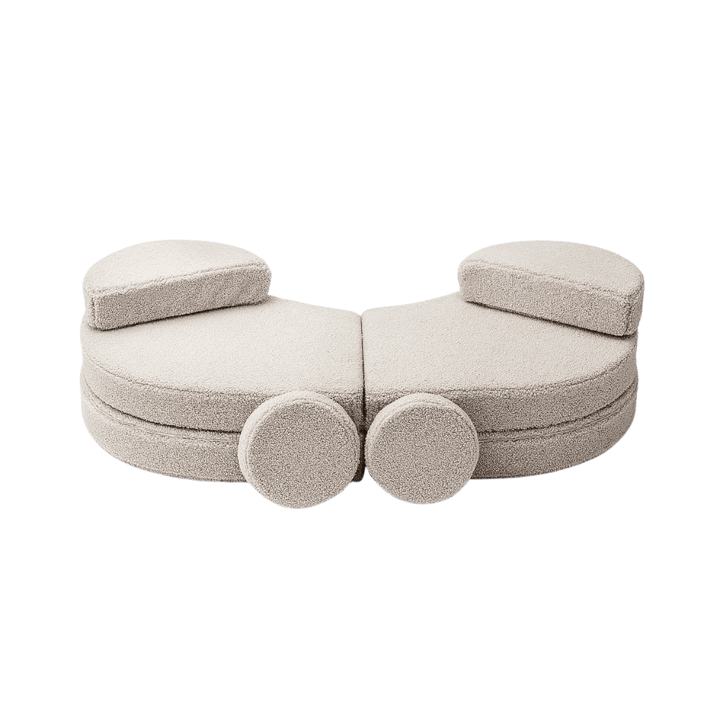 Canapé Modulable Enfant 6 Éléments "Coccolo" - Tissu Doux