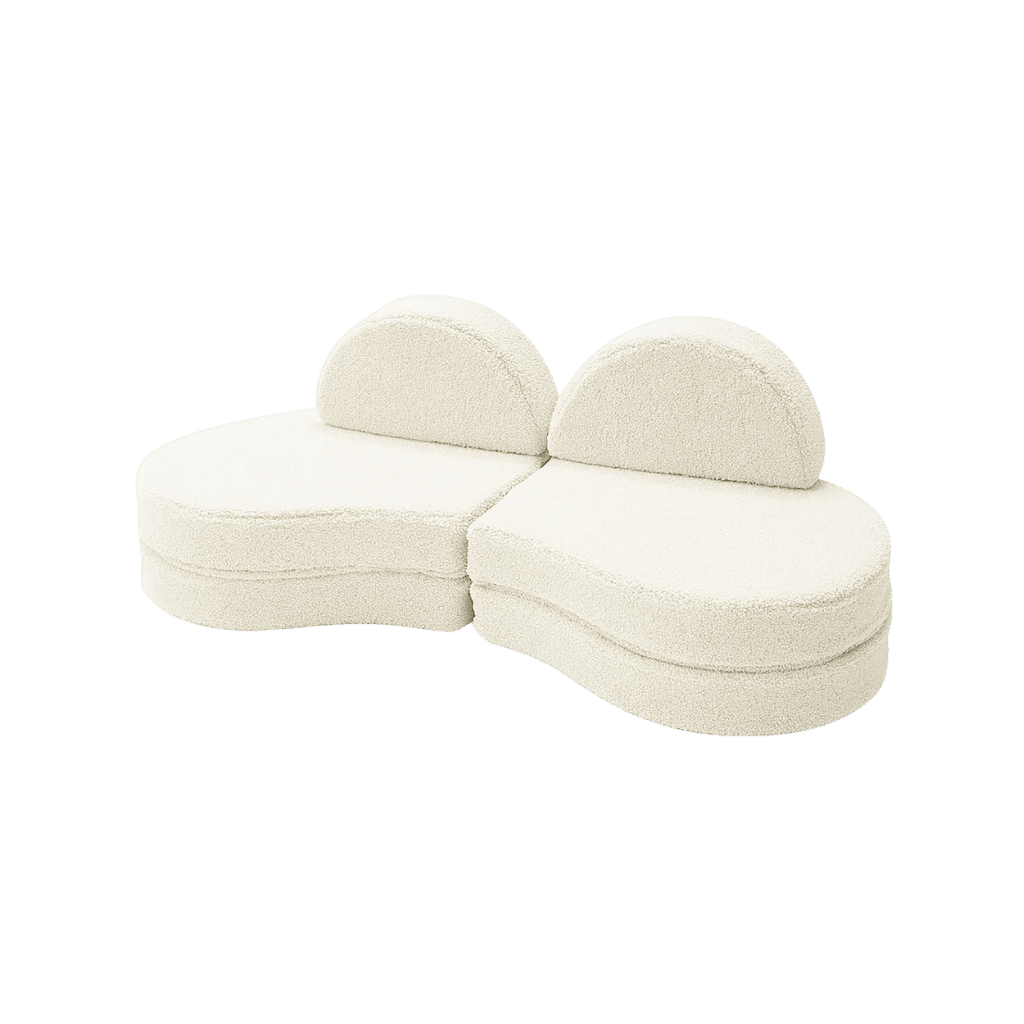 Canapé Modulable Enfant 6 Éléments "Coccolo" - Tissu Doux