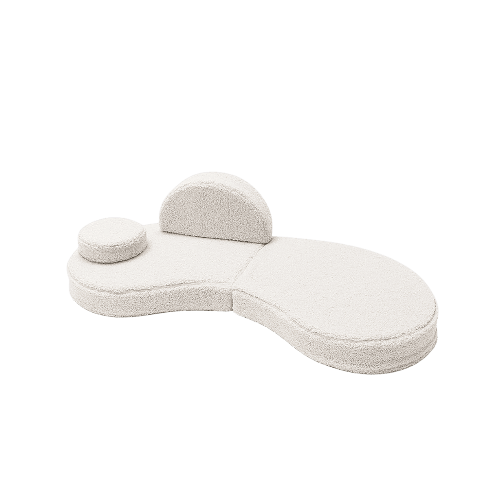 Canapé Modulable Enfant 6 Éléments "Coccolo" - Tissu Doux