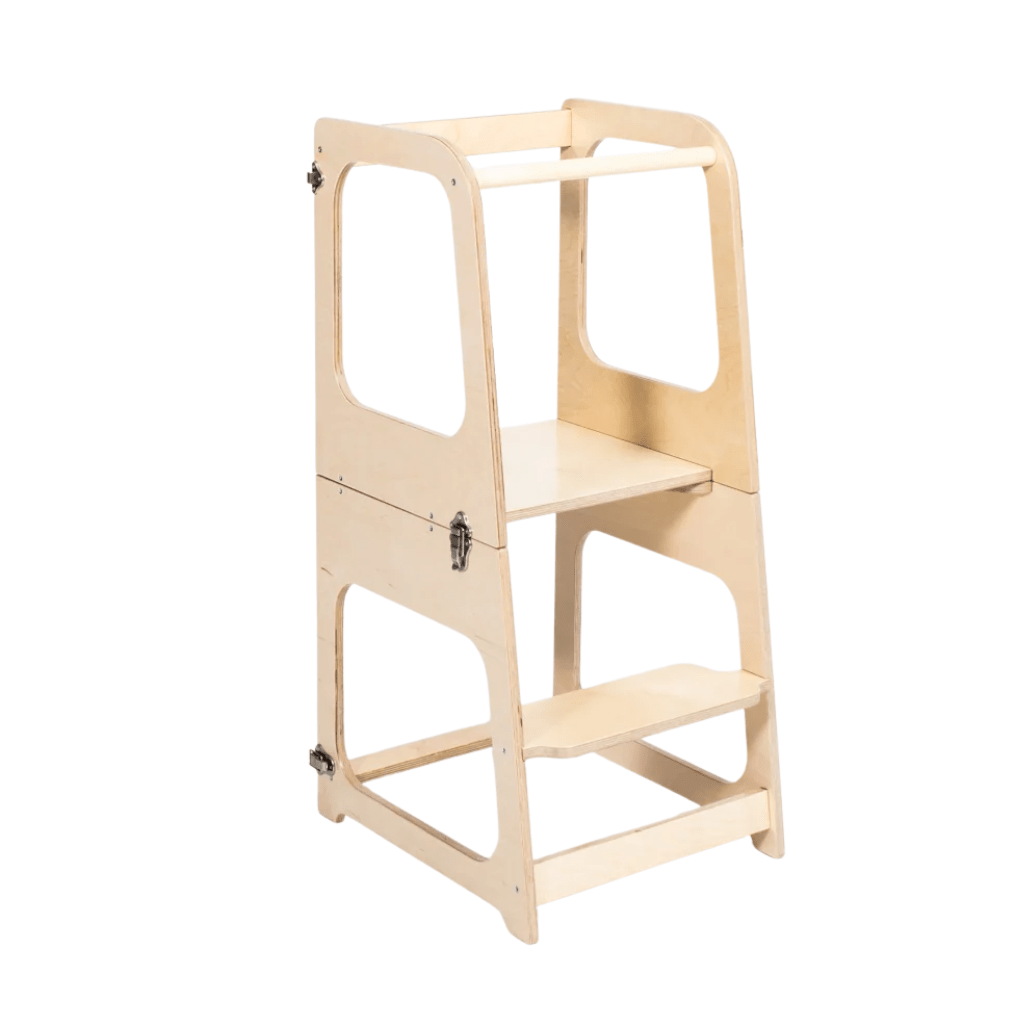 Mesa e cadeira transformáveis em cozinha / Lacadas | Motricidade Tinitto – Fabricação europeia