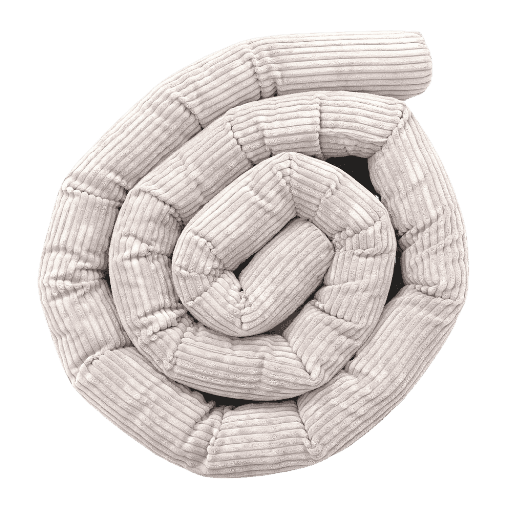 Tour de Lit en Velours Corduroy en Gainsboro | Conforto Tinitto – Fabrication européenne