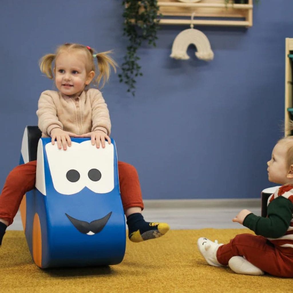 Voiture Soft Play Enfant - Bleu en | toys Tinitto – Fabrication européenne