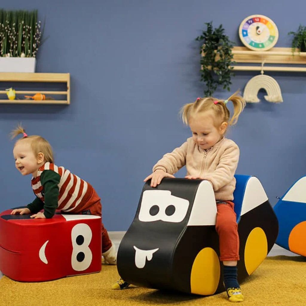 Voiture Soft Play Enfant - Rouge en | toys Tinitto – Fabrication européenne