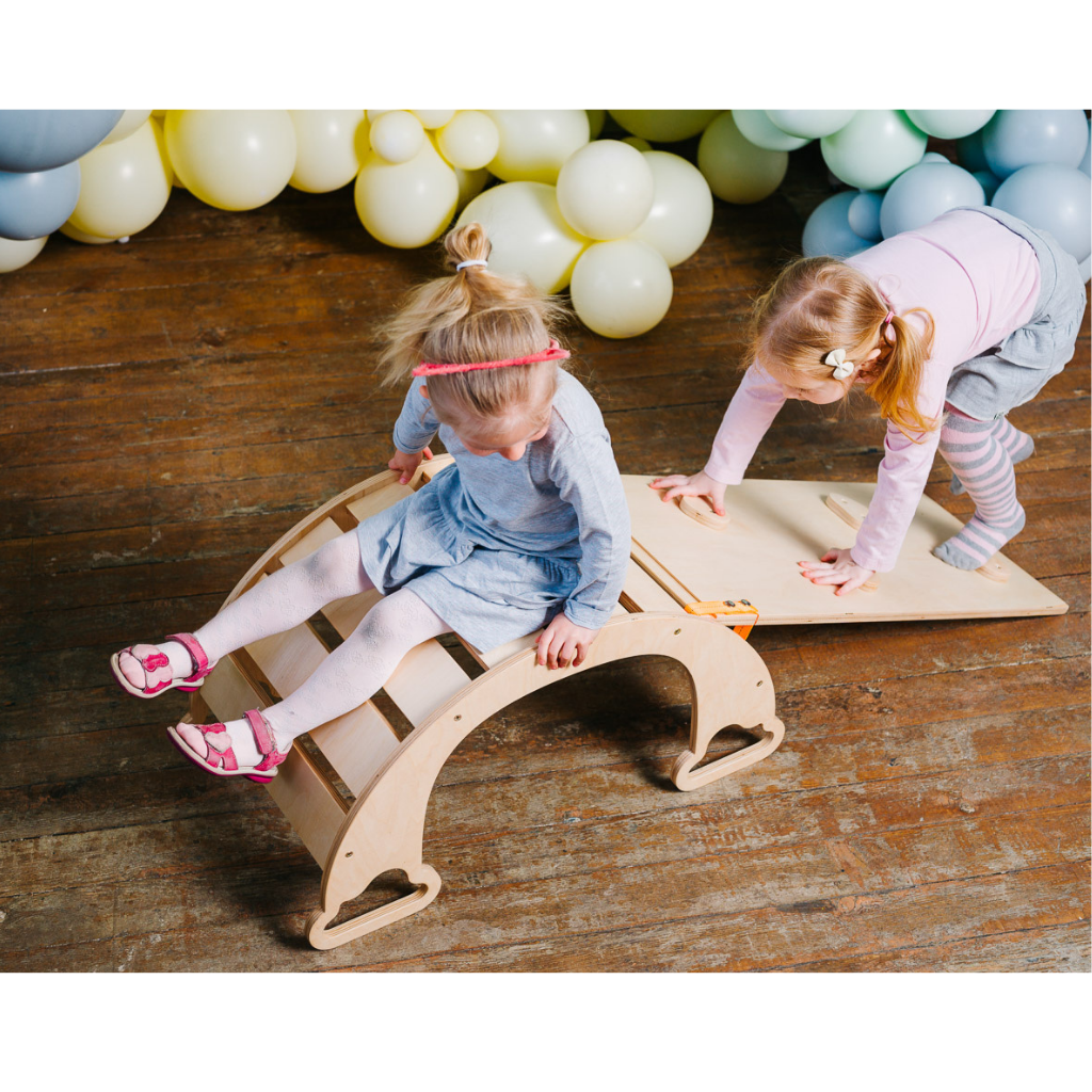Rampe & Toboggan Réversible "The Sway" – Arc - en - Ciel (Accessoire) – Montessori pour enfant – photo 16