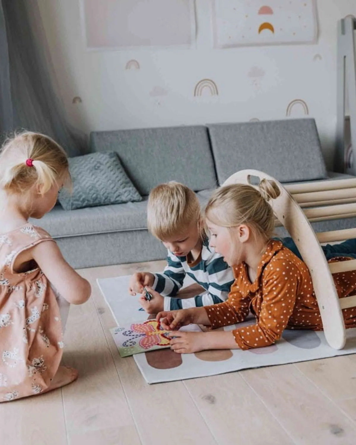Arche d'Escalade & Bascule Montessori – 2-en-1 | Montessori House Bed