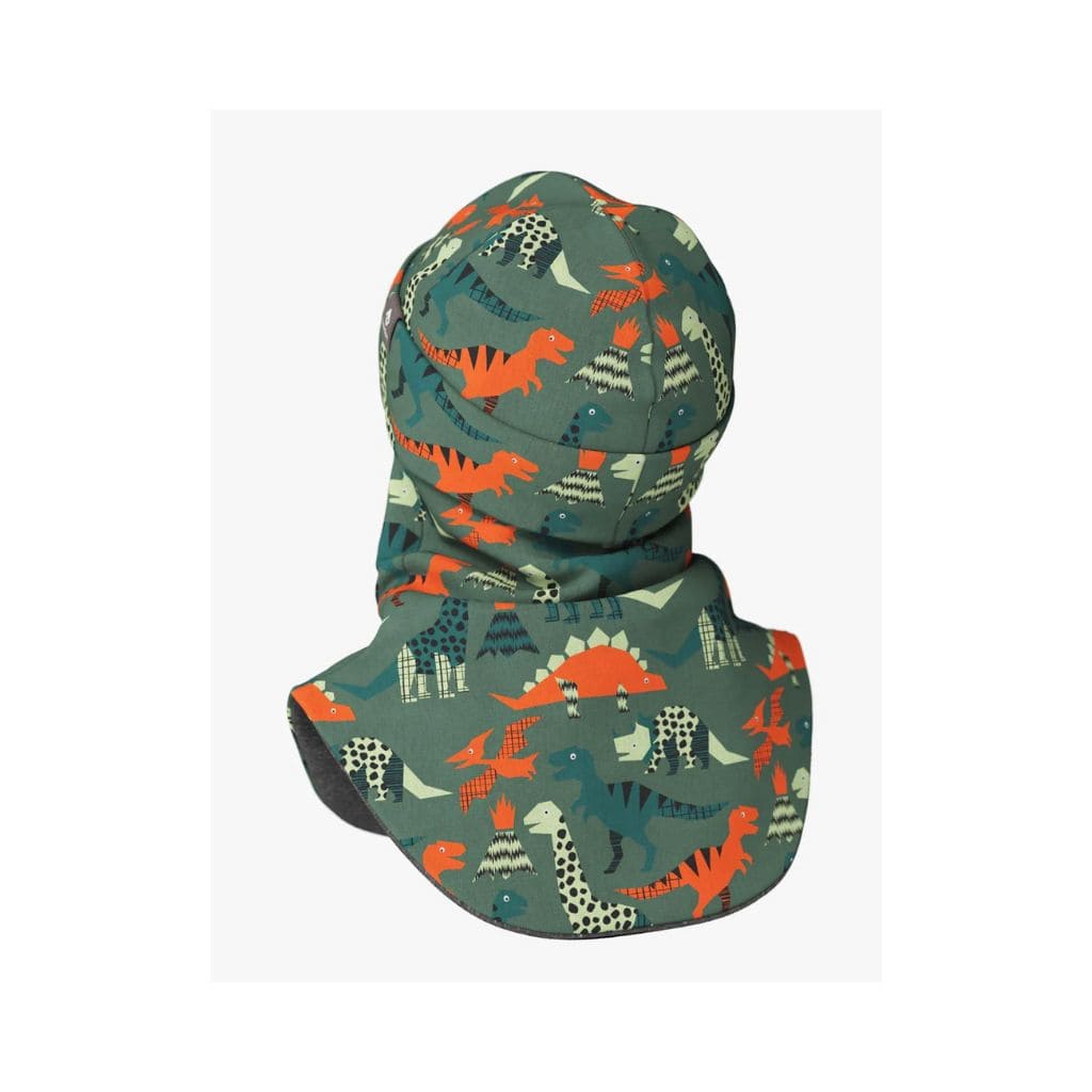 Balaclava Enfant Dino en Mérinos Naturel – BREM