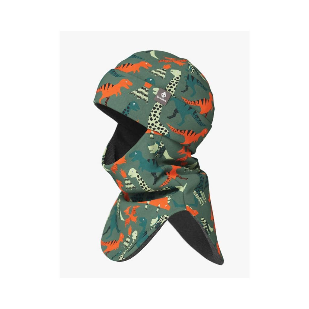 Balaclava Enfant Dino en Mérinos Naturel – BREM