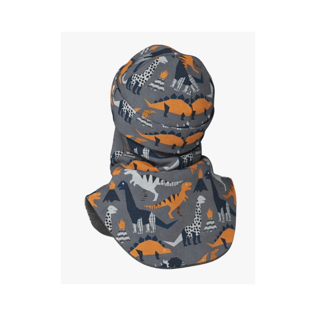 Balaclava Enfant Dino en Mérinos Naturel – BREM
