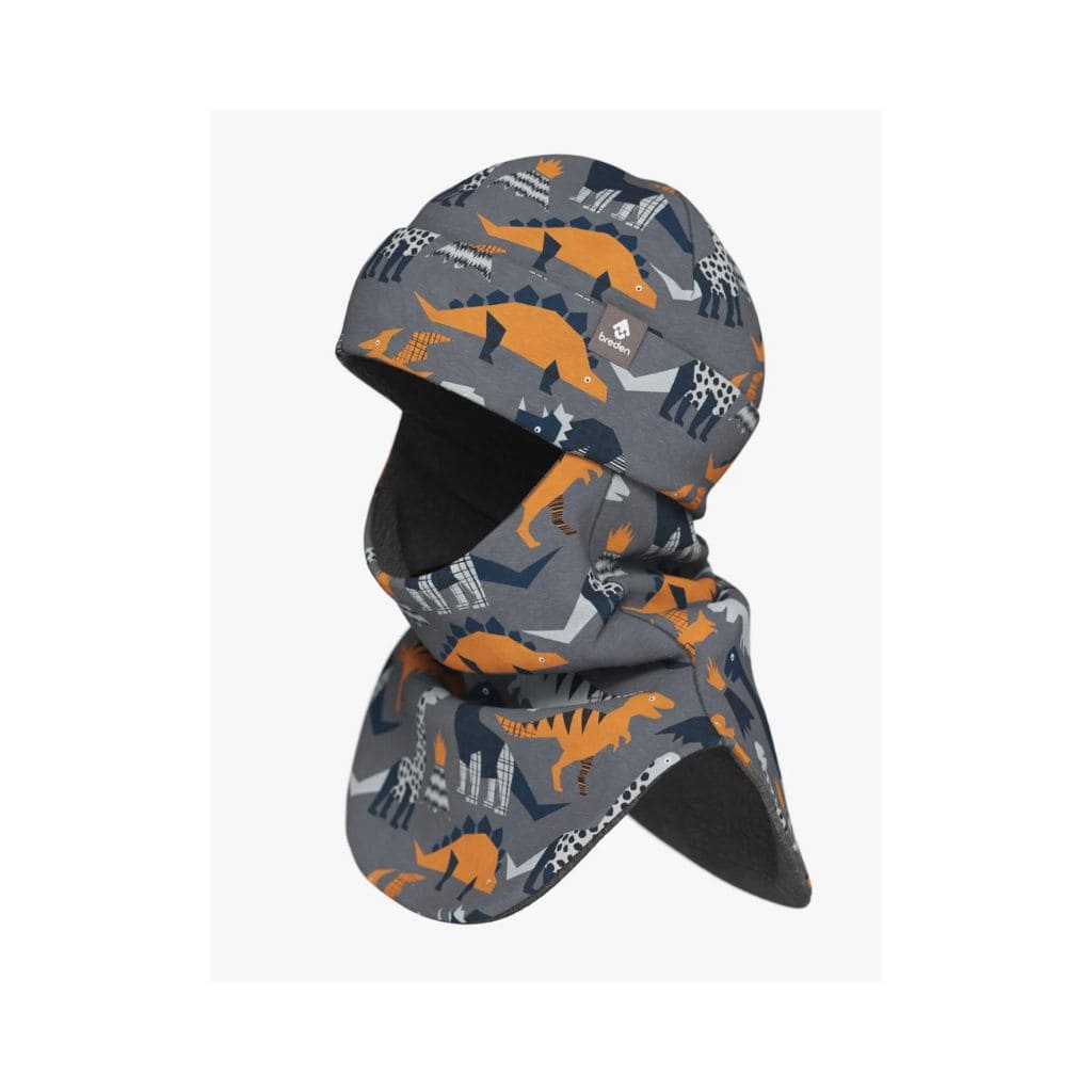 Balaclava Enfant Dino en Mérinos Naturel – BREM